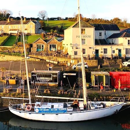 Stunning Yacht Sea Lion In Charlestown Harbour, Cornwall Exterior photo